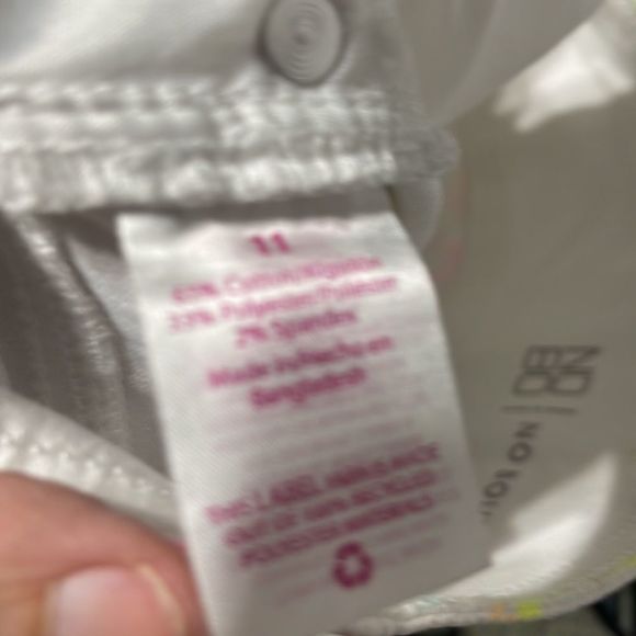 Vintage Look 80’s High Waisted White Shorts Neon Graffiti Jr Size 11 - Picture 16 of 16